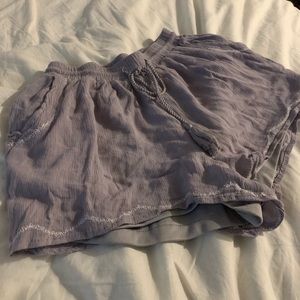 Lavender shorts